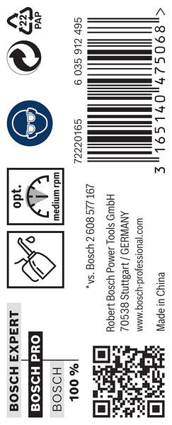 Sveder standardne dolžine PRO Metal HSS-G, 7,1 x 69 x 109 mm, 10 kosov