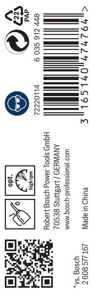 Sveder standardne dolžine PRO Metal HSS-G, 1,6 x 20 x 43 mm, 10 kosov