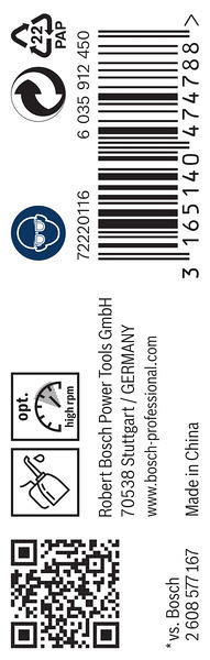 Sveder standardne dolžine PRO Metal HSS-G, 1,8 x 22 x 46 mm, 10 kosov