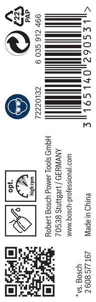 Sveder standardne dolžine PRO Metal HSS-G, 2,5 x 30 x 57 mm, 10 kosov