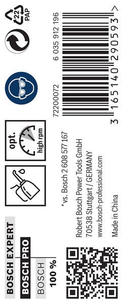 Sveder standardne dolžine PRO Metal HSS-G, 4 x 43 x 75 mm, 10 kosov