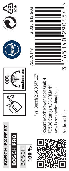 Sveder standardne dolžine PRO Metal HSS-G, 5,8 x 57 x 93 mm, 10 kosov