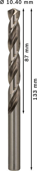 Sveder standardne dolžine PRO Metal HSS-G, 10,4 x 87 x 133 mm, 5 kosov