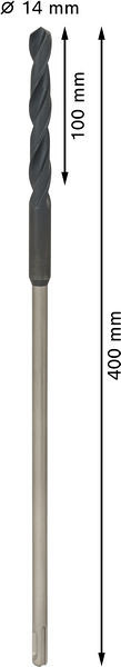 Sveder za instalacije PRO Wood HSS, 14 x 100 x 400 mm, SDS plus