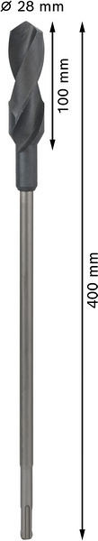 Sveder za instalacije PRO Wood HSS, 28 x 100 x 400 mm, SDS plus