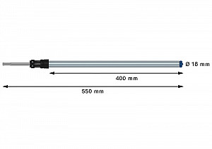 Udarni sveder EXPERT SDS Clean plus-8X 18 x 400 x 550