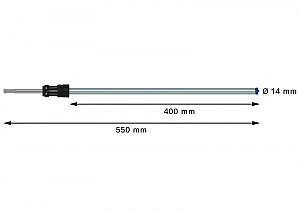 Udarni sveder EXPERT SDS Clean plus-8X 14 x 400 x 550