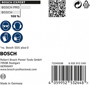 Udarni sveder EXPERT SDS plus-7X, 10 x 150 x 215 mm, 10-delni komplet