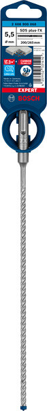 Udarni sveder EXPERT SDS plus-7X, 5,5 x 200 x 265 mm