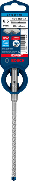 Udarni sveder EXPERT SDS plus-7X, 6,5 x 100 x 165 mm