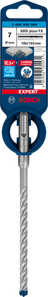 Udarni sveder EXPERT SDS plus-7X, 7 x 100 x 165 mm