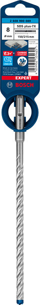 Udarni sveder EXPERT SDS plus-7X, 8 x 150 x 215 mm