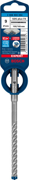 Udarni sveder EXPERT SDS plus-7X, 9 x 100 x 165 mm