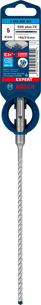 Udarni sveder EXPERT SDS plus-7X, 5 x 150 x 215 mm