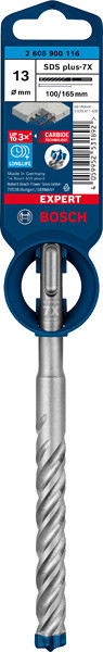 Udarni sveder EXPERT SDS plus-7X, 13 x 100 x 165 mm