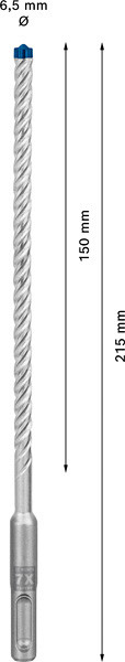 Udarni sveder EXPERT SDS plus-7X, 6,5 x 150 x 215 mm