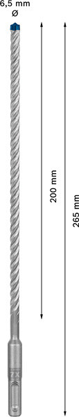 Udarni sveder EXPERT SDS plus-7X, 6,5 x 200 x 265 mm