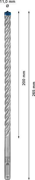 Udarni sveder EXPERT SDS plus-7X, 11 x 200 x 265 mm
