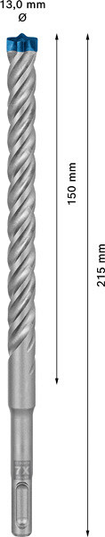 Udarni sveder EXPERT SDS plus-7X, 13 x 150 x 215 mm