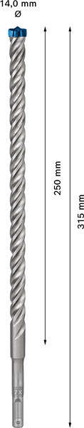 Udarni sveder EXPERT SDS plus-7X, 14 x 250 x 315 mm