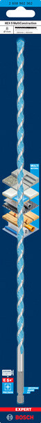 Večnamenski sveder EXPERT HEX-9 Multi Construction, 8 x 350 x 400