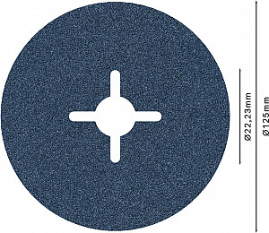 Vlaknena brusna plošča PRO R574, 125 mm, G120
