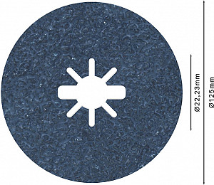 Vlaknena brusna plošča PRO R574 X-Lock, 125 mm, G24