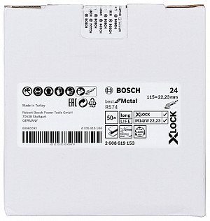 Vlaknena brusna plošča PRO R574 X-Lock, 115 mm, G24
