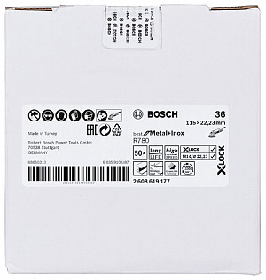 Vlaknena brusna plošča PRO R780 X-Lock, 115 mm, G36