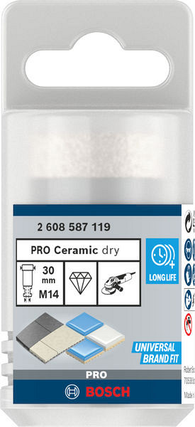 Vrtalna krona PRO Ceramic dry, 30 x 35 x 22,23 mm
