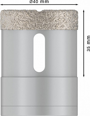 Vrtalna krona PRO Ceramic dry, 40 x 35 mm, X-Lock