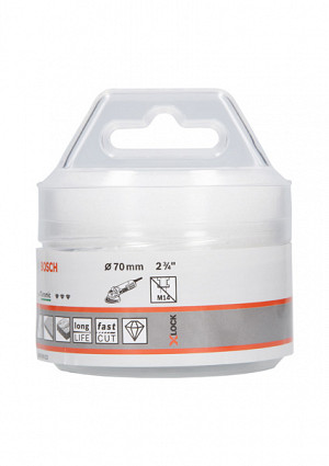 Vrtalna krona PRO Ceramic dry, 70 x 35 mm, X-Lock