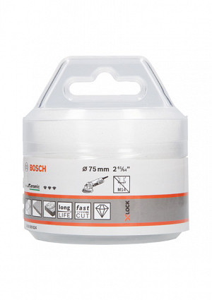 Vrtalna krona PRO Ceramic dry, 75 x 35 mm, X-Lock