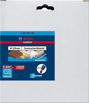 Žaga za izrezovanje lukenj EXPERT Construction Material, 159 x 60 mm