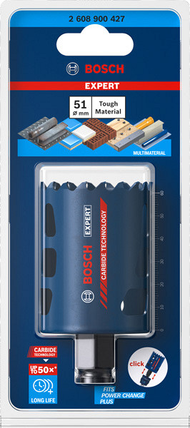 Žaga za izrezovanje lukenj EXPERT Tough Material, 51 x 60 mm