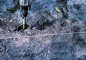 Zaobljeno široko dleto PRO HEX 30-4C, 135 x 400 mm