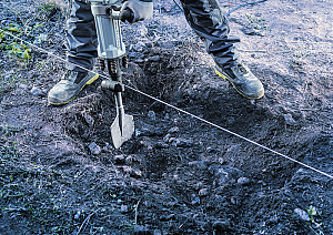 Zaobljeno široko dleto PRO HEX 30-4C, 135 x 400 mm