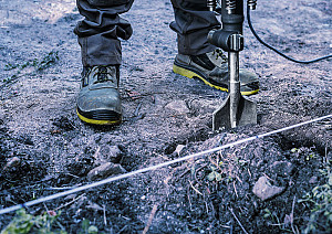 Zaobljeno široko dleto PRO HEX 30-4C, 135 x 400 mm