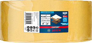 Zvitek brusnega papirja za ročno brušenje EXPERT C470, 115 mm x 50 m, G 240