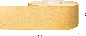 Zvitek brusnega papirja za ročno brušenje EXPERT C470, 115 mm x 50 m, G 80
