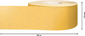 Zvitek brusnega papirja za ročno brušenje EXPERT C470, 115 mm x 50 m, G 240