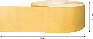 Zvitek brusnega papirja za ročno brušenje EXPERT C470, 115 mm x 50 m, G 400