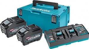 Slika izdelka: Set akumulatorjev MAKITA XGT (2 x 40V/5,0Ah + DC40RB)