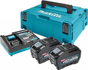 Slika izdelka: Set akumulatorjev MAKITA XGT (2 x 40V/5.0Ah + DC40RA)