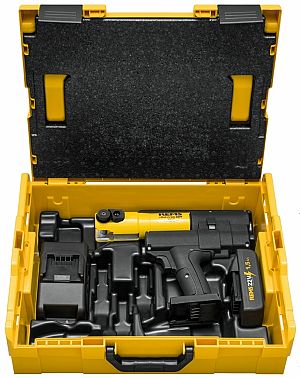 Slika izdelka: REMS baterijsko orodje za stiskanje Mini-Press 22V ACC osnovni-set akcija darilni paket (3 stiskalne klešče po vaši izbiri do 35 mm brezplačno)