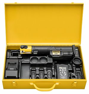 Slika izdelka: REMS baterijsko orodje za stiskanje Mini-Press S 22V ACC osnovni-set akcija darilni paket (3 stiskalne klešče po vaši izbiri do 35 mm brezplačno)