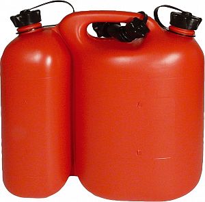 Slika izdelka: Kombinirana posoda za gorivo in olje, rdeča