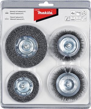 Slika izdelka: 4 delni Set žičnih ščetk
