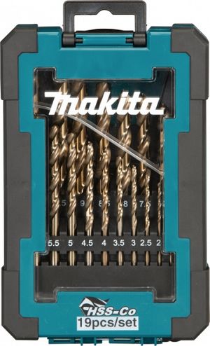 Slika izdelka: 19 - delni set: svedri za kovino HSS-Co MAKITA