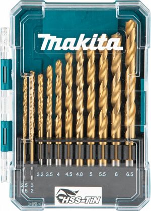 Slika izdelka: 13 - delni set: svedri za kovino HSS-TiN MAKITA